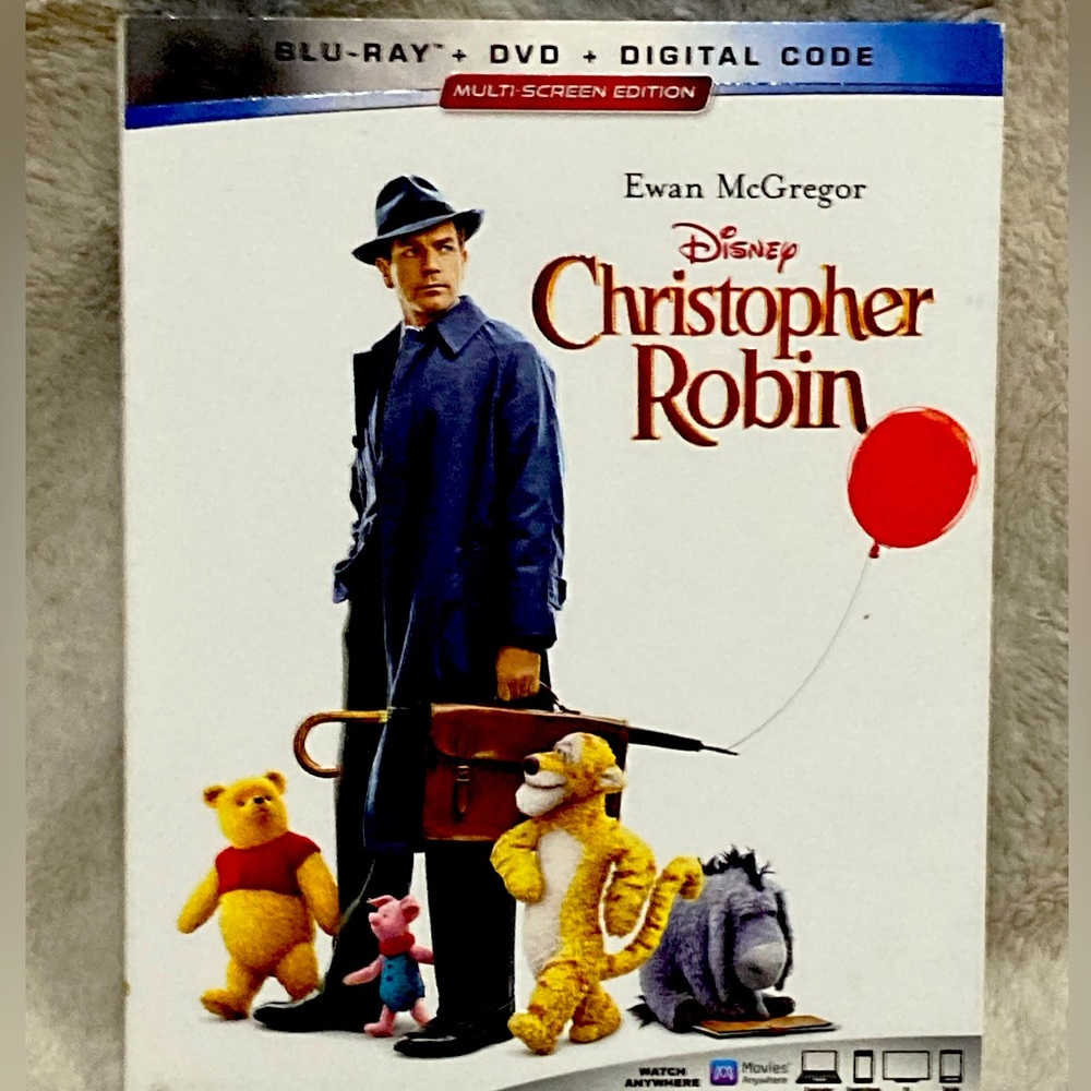 Disney’s CHRISTOPHER ROBIN Blu-ray/DVD Combo (no digital copy)